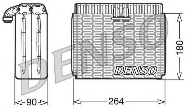 Испаритель кондиционера DENSO DEV01010