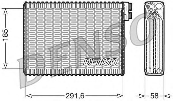 Випарник кондиціонера DENSO DEV09013