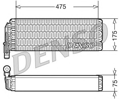 Испаритель кондиционера DENSO DEV12003