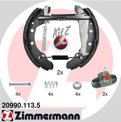 Тормозные колодки ZIMMERMANN 20990.113.5