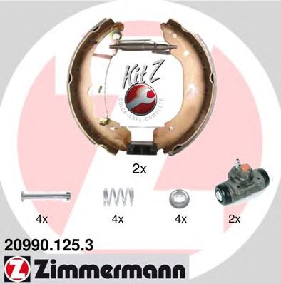 Тормозные колодки ZIMMERMANN 20990.125.3