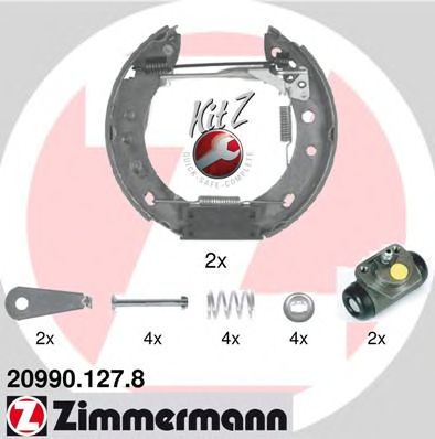 Тормозные колодки ZIMMERMANN 20990.127.8