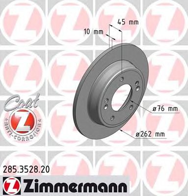 Тормозной диск ZIMMERMANN 285.3528.20