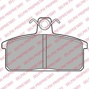 Тормозные колодки DELPHI LP1201