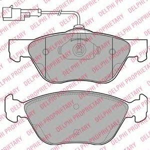 Тормозные колодки DELPHI LP1587