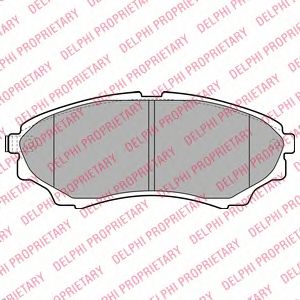 Тормозные колодки DELPHI LP2036