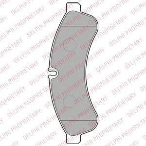 Гальмівні колодки DELPHI LP2063