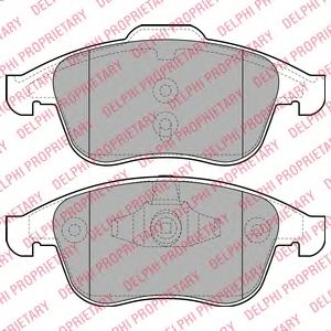 Тормозные колодки DELPHI LP2079