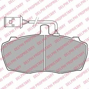 Тормозные колодки DELPHI LP2023