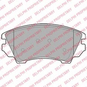 Тормозные колодки DELPHI LP2081