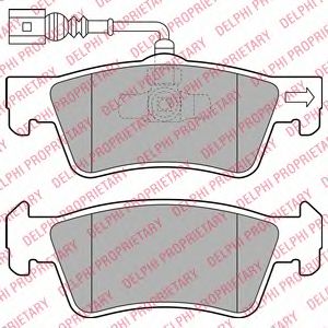 Тормозные колодки DELPHI LP2086