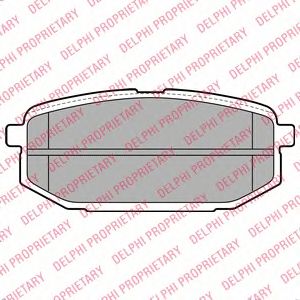 Тормозные колодки DELPHI LP2088