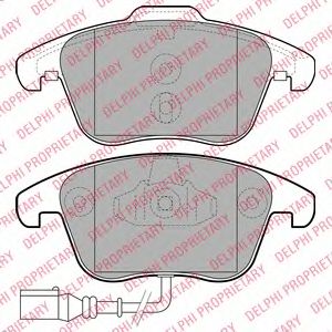 Тормозные колодки DELPHI LP2110