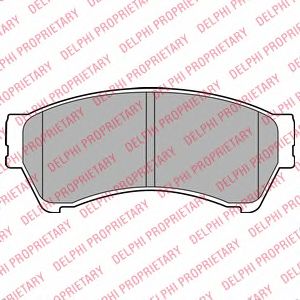 Тормозные колодки DELPHI LP2111