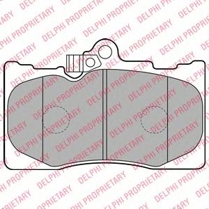 Тормозные колодки DELPHI LP2122