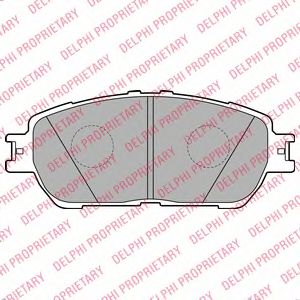 Тормозные колодки DELPHI LP2132