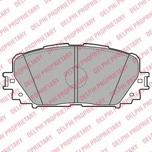 Тормозные колодки DELPHI LP2123