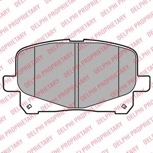 Тормозные колодки DELPHI LP2129