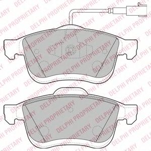 Тормозные колодки DELPHI LP2168