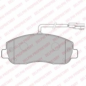 Тормозные колодки DELPHI LP2190