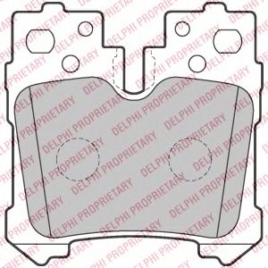 Гальмівні колодки DELPHI LP2214