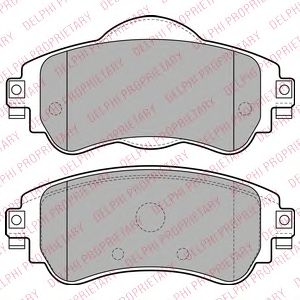 Тормозные колодки DELPHI LP2228