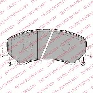 Гальмівні колодки DELPHI LP2229