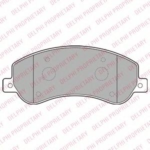 Тормозные колодки DELPHI LP2257
