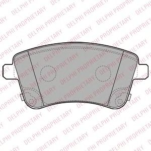 Гальмівні колодки DELPHI LP2203