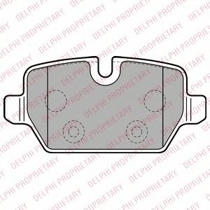 Тормозные колодки DELPHI LP2247