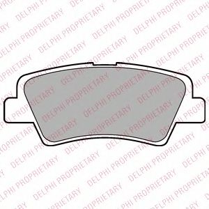Тормозные колодки DELPHI LP2295
