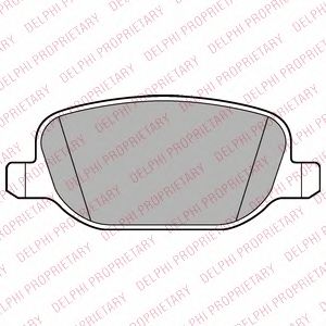 Тормозные колодки DELPHI LP2297