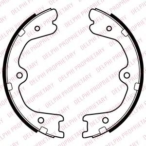 Тормозные колодки ручника DELPHI LS2037