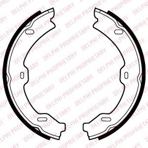 Тормозные колодки ручника DELPHI LS2040