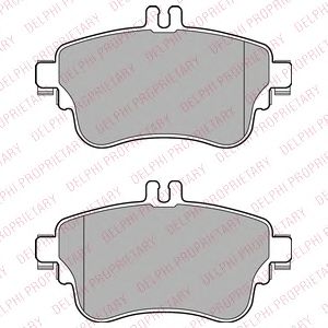 Тормозные колодки DELPHI LP2442
