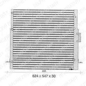 Радиатор кондиционера DELPHI TSP0225368