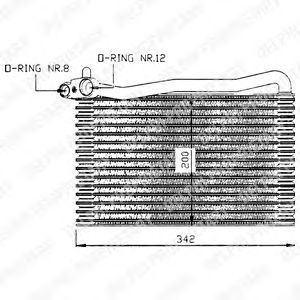 Испаритель кондиционера DELPHI TSP0525007