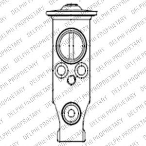 Расширительный клапан, кондиционер DELPHI TSP0585122