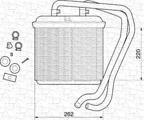 Радіатор опалення MAGNETI MARELLI 350218071000