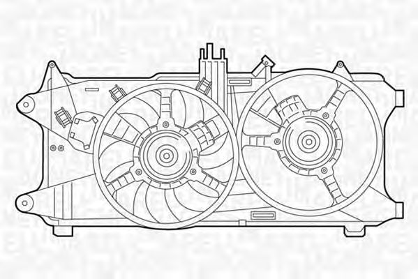 Вентилятор охолодження MAGNETI MARELLI 069422036010