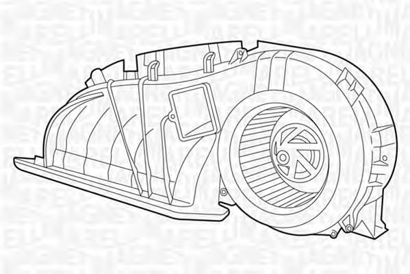 Вентилятор отопителя MAGNETI MARELLI 069401324010