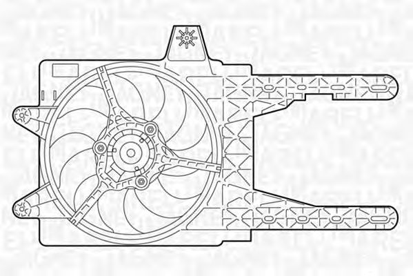 Вентилятор охолодження MAGNETI MARELLI 069402312010