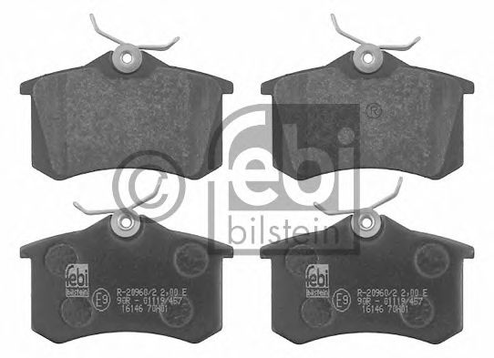 Тормозные колодки FEBI BILSTEIN 16146