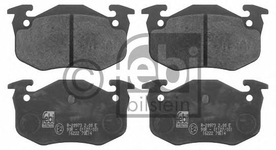 Тормозные колодки FEBI BILSTEIN 16222