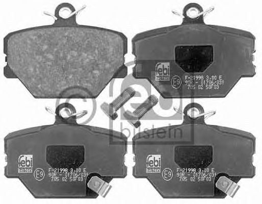 Тормозные колодки FEBI BILSTEIN 16485