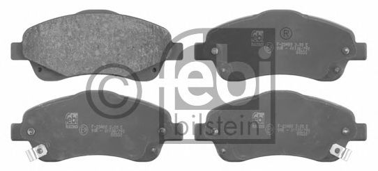Тормозные колодки FEBI BILSTEIN 16653