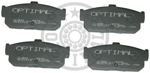 Тормозные колодки OPTIMAL 9834