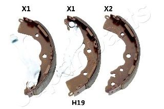 Тормозные колодки JAPANPARTS GF-H19AF