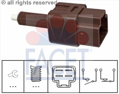 Выключатель FACET 7.1276 (фонарь сигнала торможения, привод сцепления)