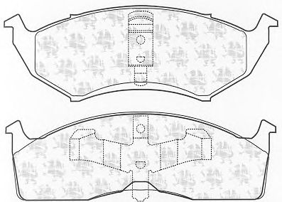 Тормозные колодки QH International BP1031